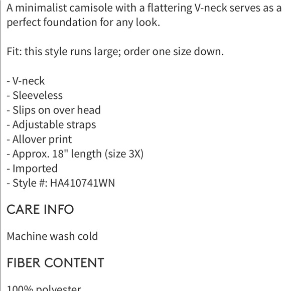 Halogen Pink Polka Dot V Neck Spaghetti Strap Camisole Tank Top - Picture 3 of 5